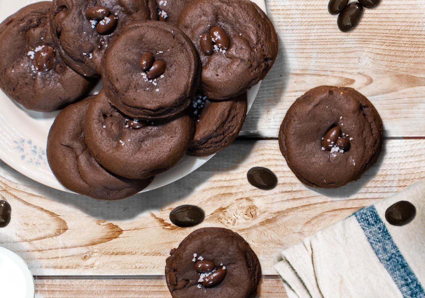 Israeli Olive Oil and Chocolate Espresso Cookies