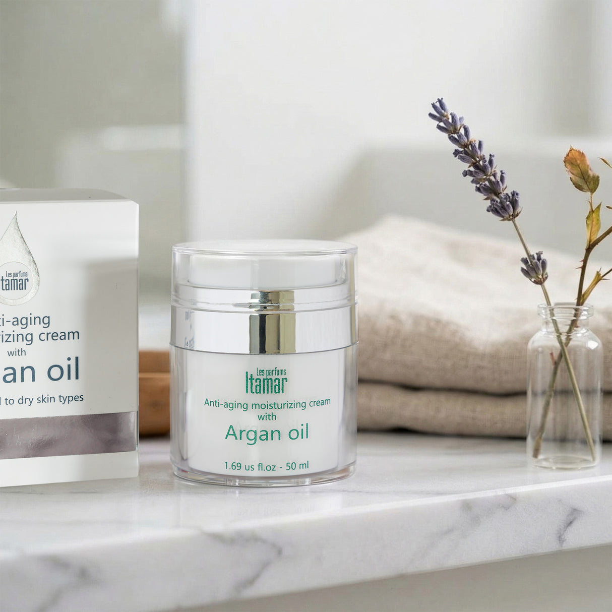 Moisturizing day cream (with Argan Oil)