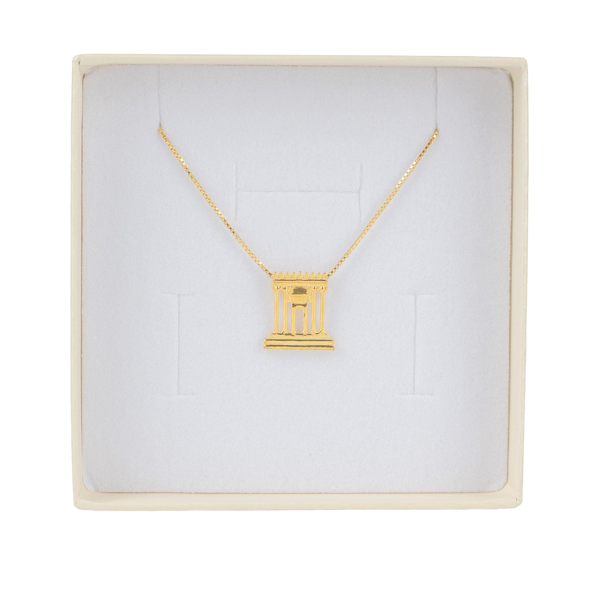 Gold Temple Necklace