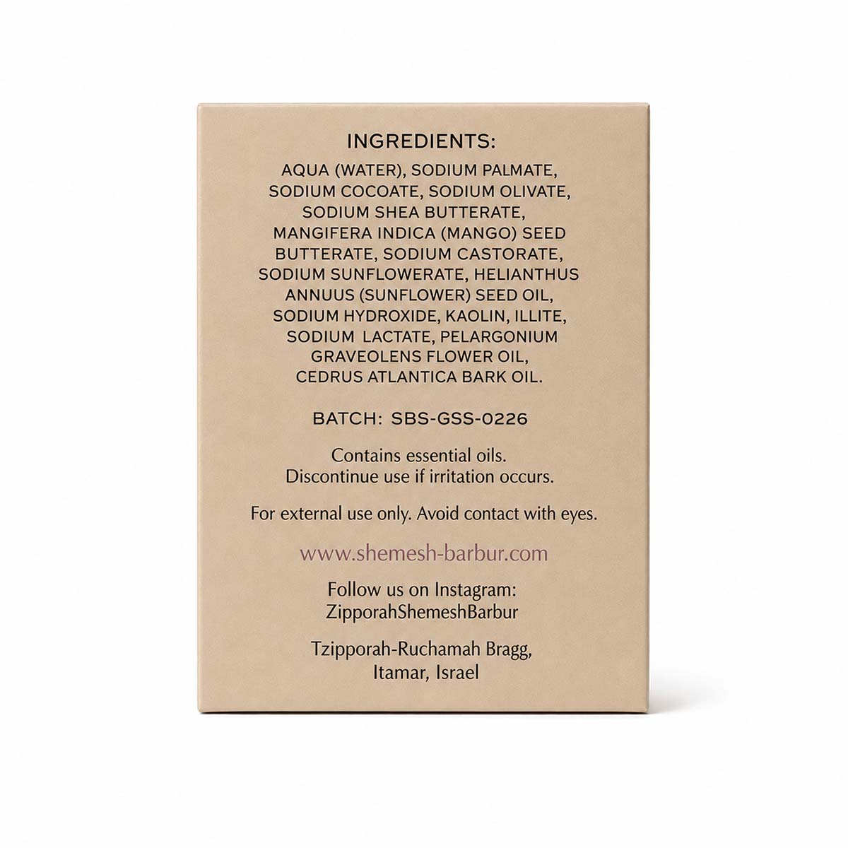 Geranium Swan Song Bar Soap