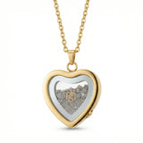 Temple Mount Soil Heart Locket