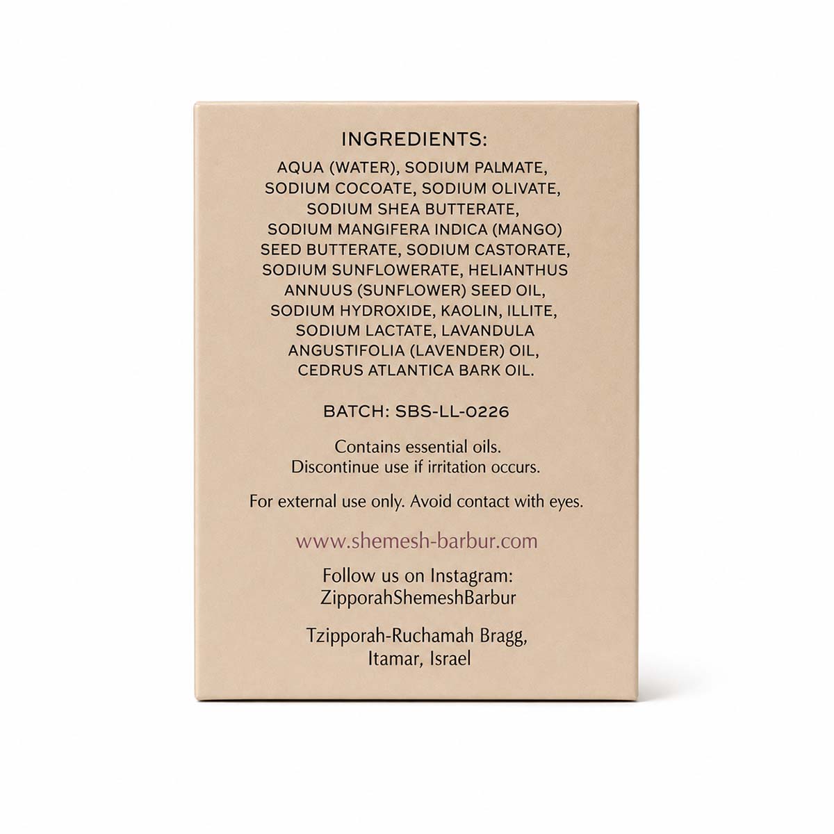Lavender Lyrical Bar Soap