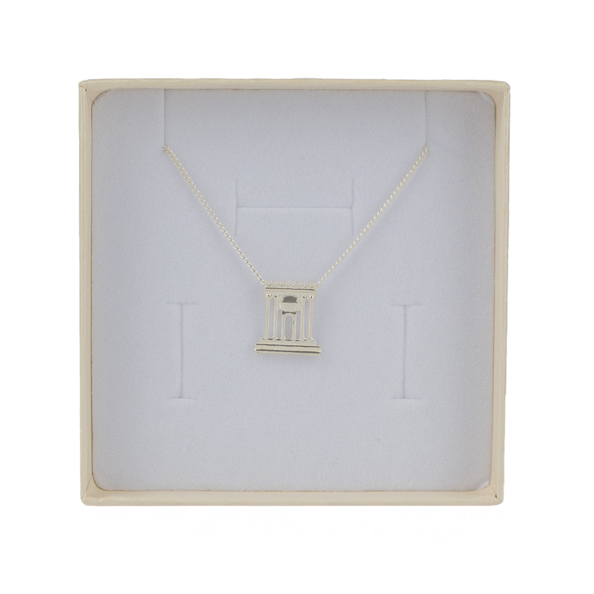 Silver Temple Necklace