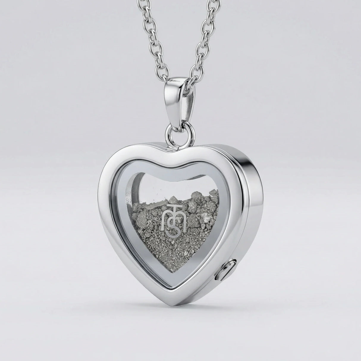Temple Mount Soil Heart Locket