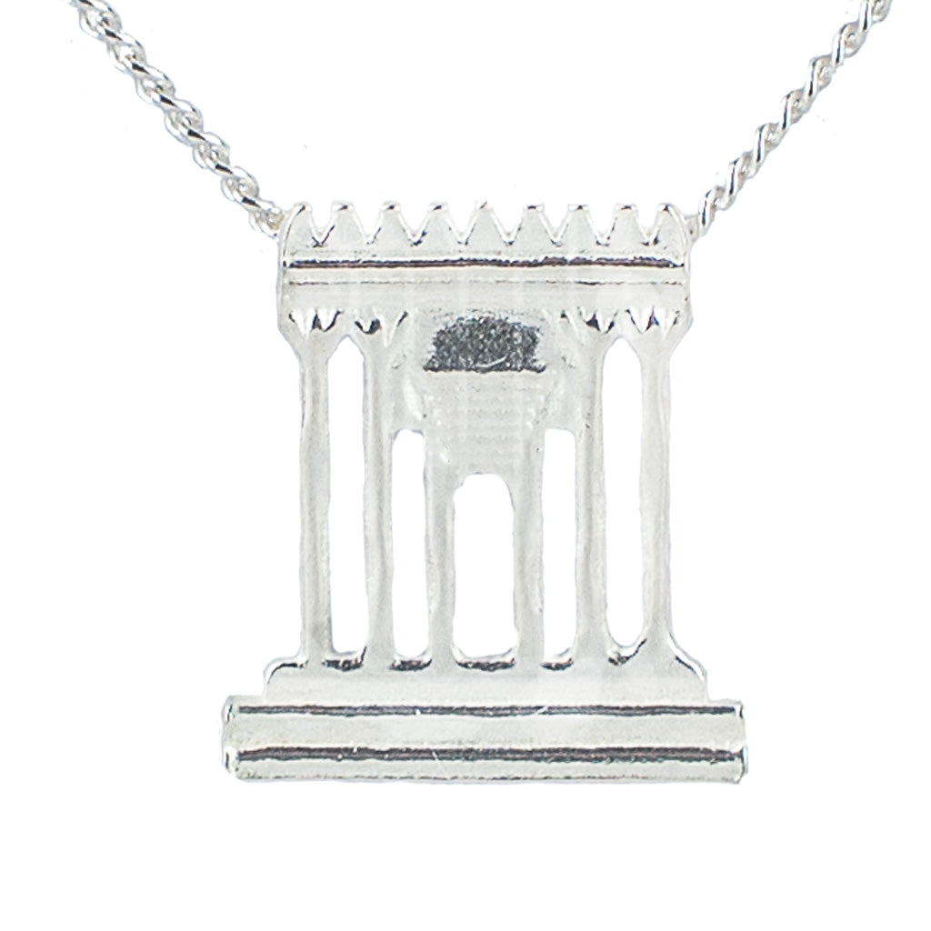 Silver Temple Necklace