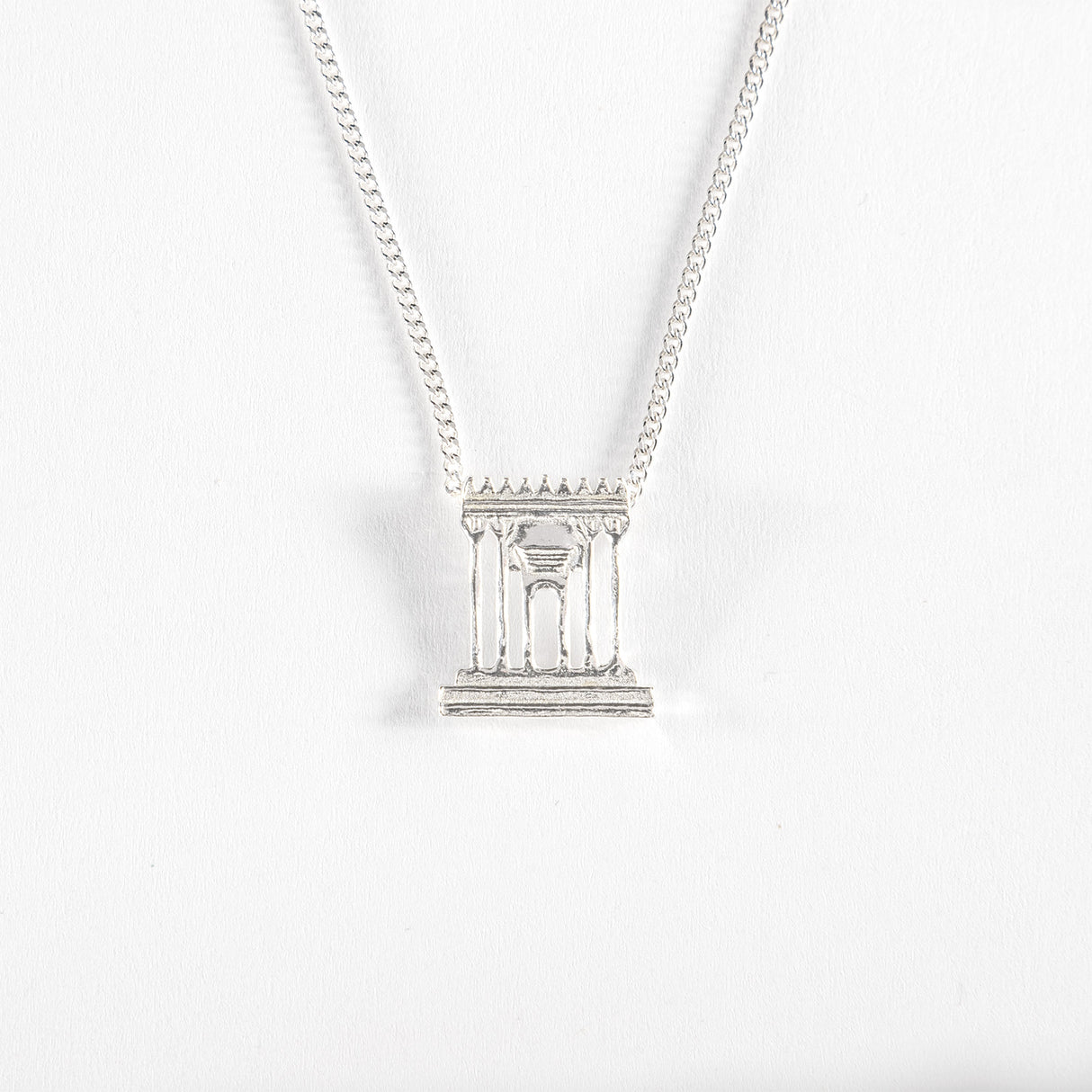 Silver Temple Necklace