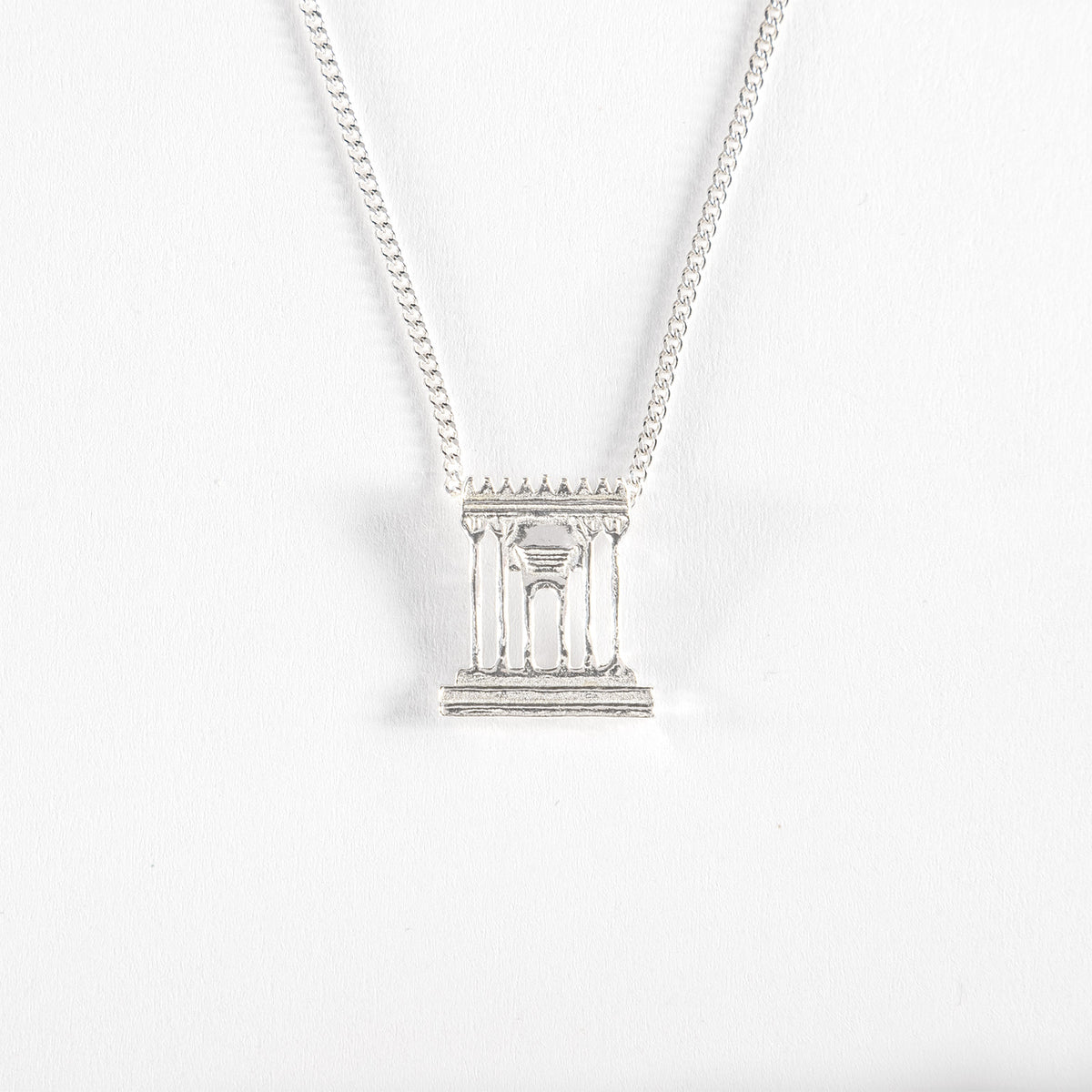Silver Temple Necklace