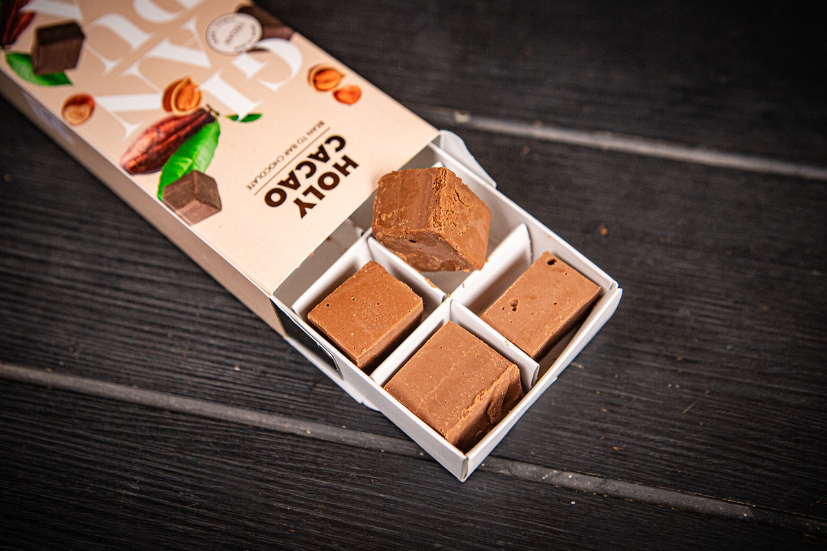 Gianduja Creamy Hazelnut Chocolate Cubes